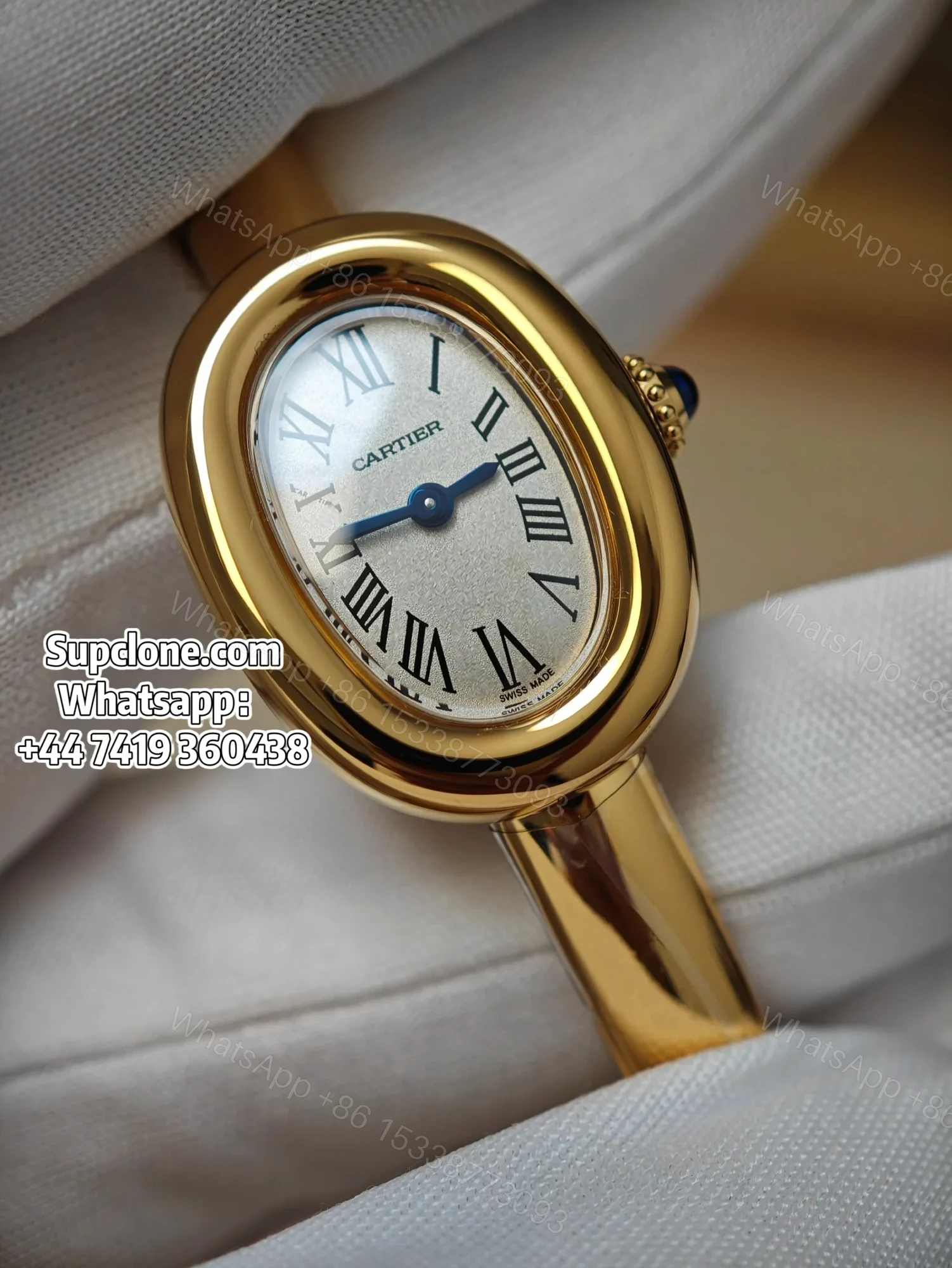 View 14 of Cartier Super Clone Watches 1:1 Baignoire WGBA0018 Gold Bangle Small
