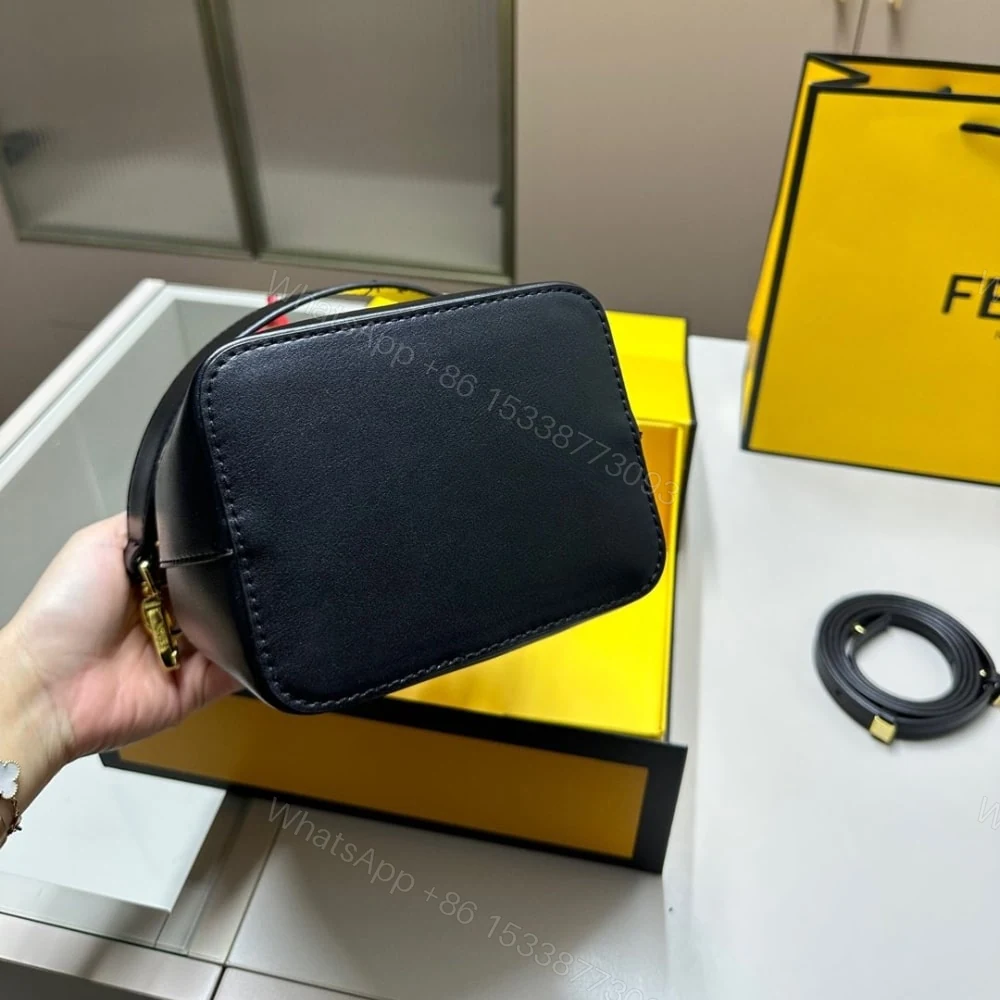 View 3 of FENDI MON TRESOR LUNAR NEW YEAR MINI BAG BLACK 15CM 8BS093ATXUF1QIO