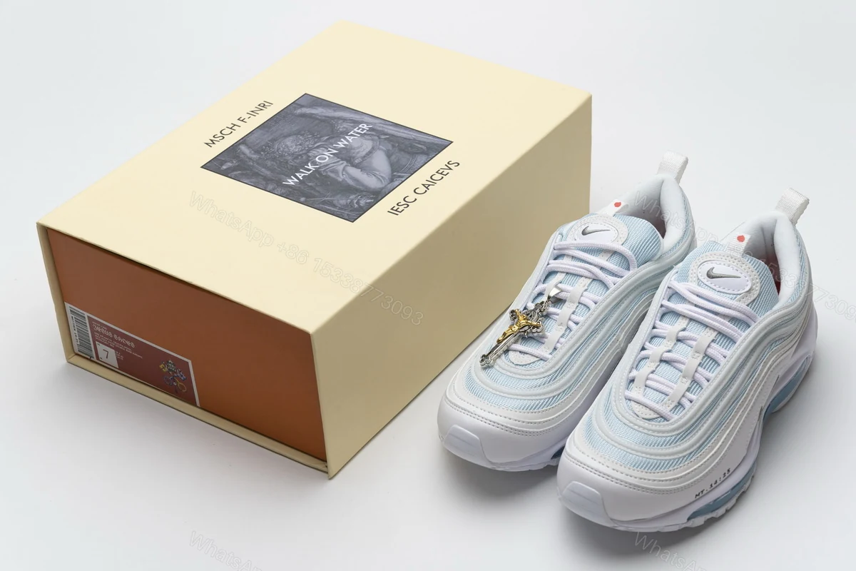 JSUS Nike Air Max 97 Mschf X Inri "jesus Shoes" 917647-001 — view 2