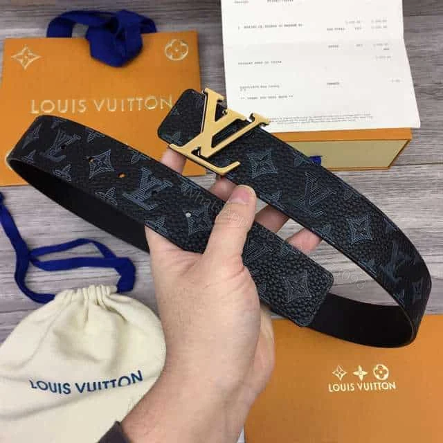 View 2 of LOUIS VUITTON INITIALES 40MM REVERSIBLE MONOGRAM CANVAS BELT – B112