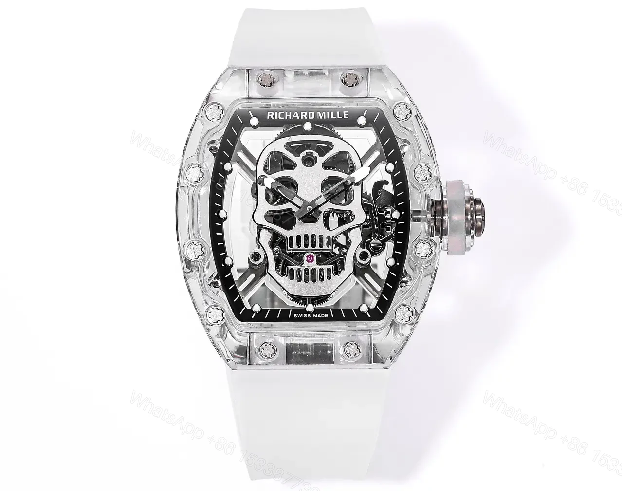 KV Factory MS Factory Richard Mille Skull Watch – Transparent — view 1