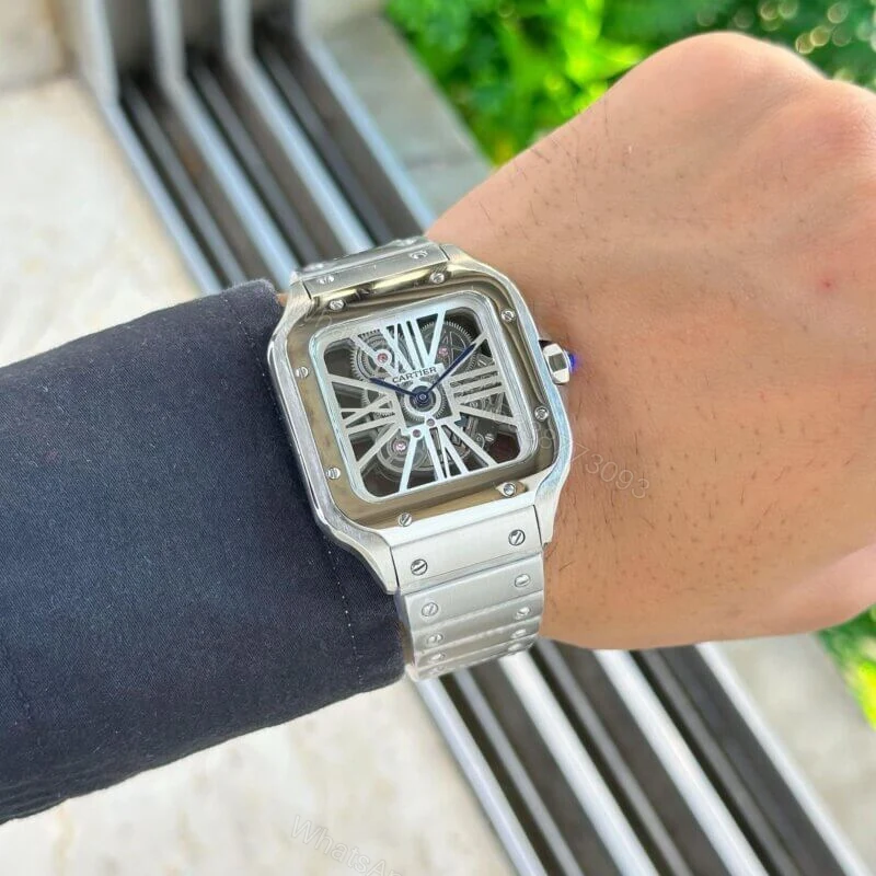 View 2 of Cartier Santos De White Dial 40MM Quartz