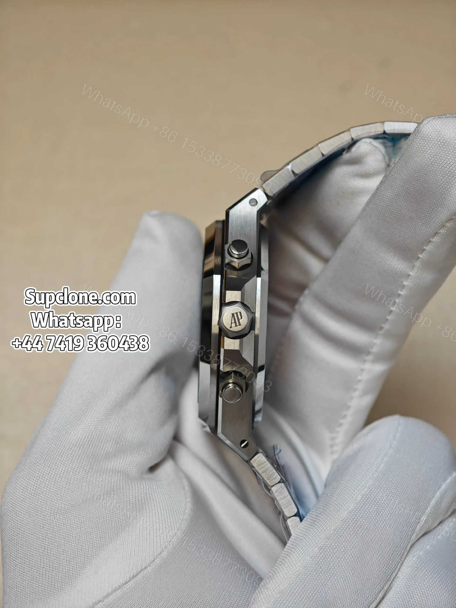 View 11 of Audemars Piguet Super Clone Royal Oak Black Dial 26240 Chronograph 41mm