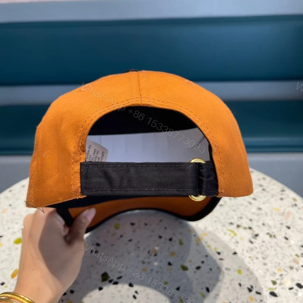 View 7 of Hermes Canvas Baseball Cap Horse Hat Orange
