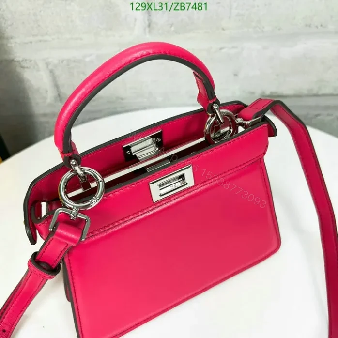 View 22 of Fendi Beige Peekaboo ISeeU Small Bag ZB7481