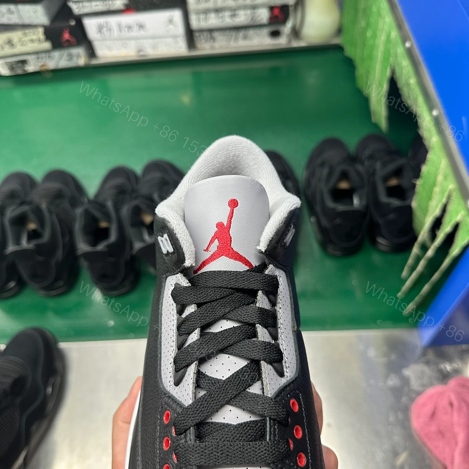 View 6 of Jordan 3 Retro OG Black Cement (2024)