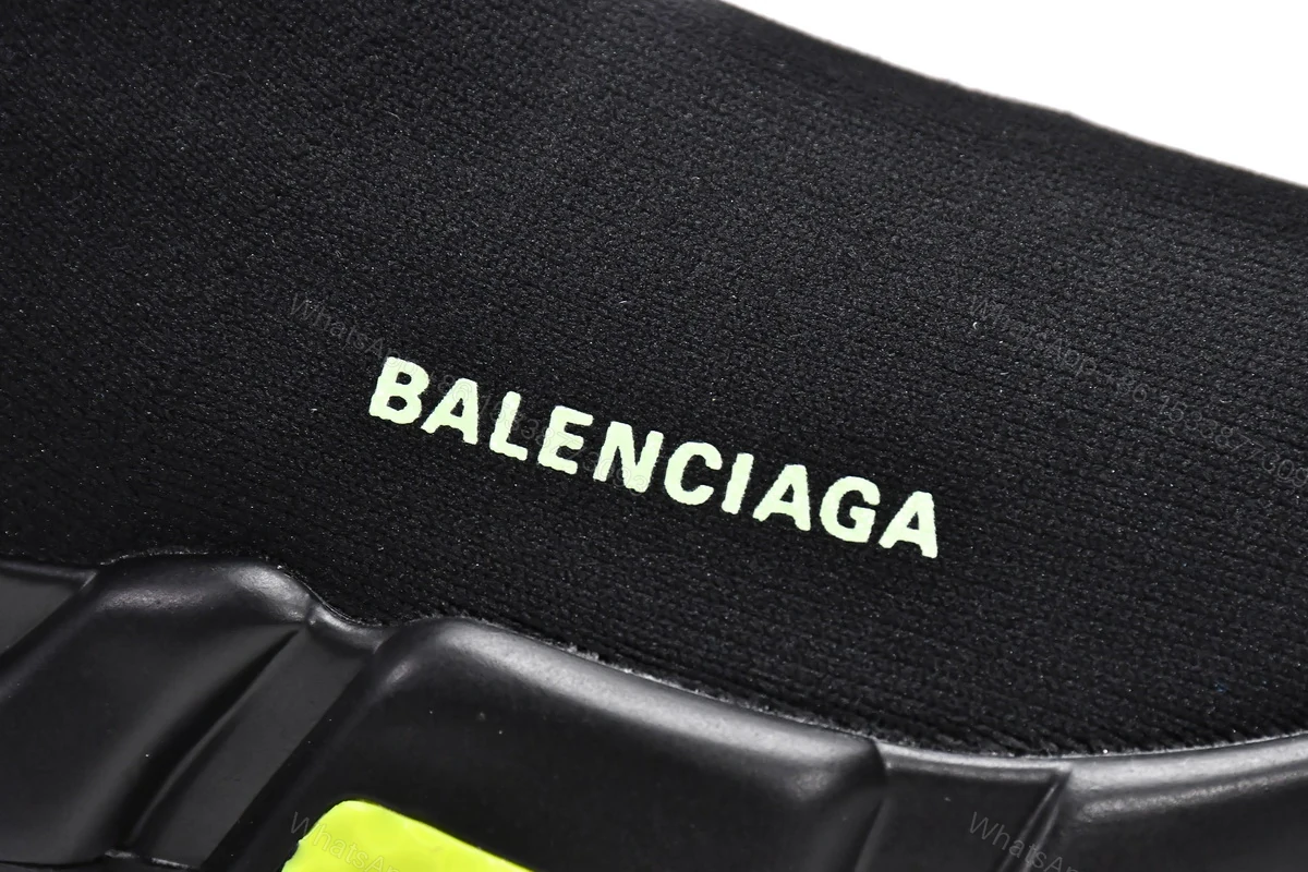 View 7 of Balenciaga Speed Trainer Black Green
