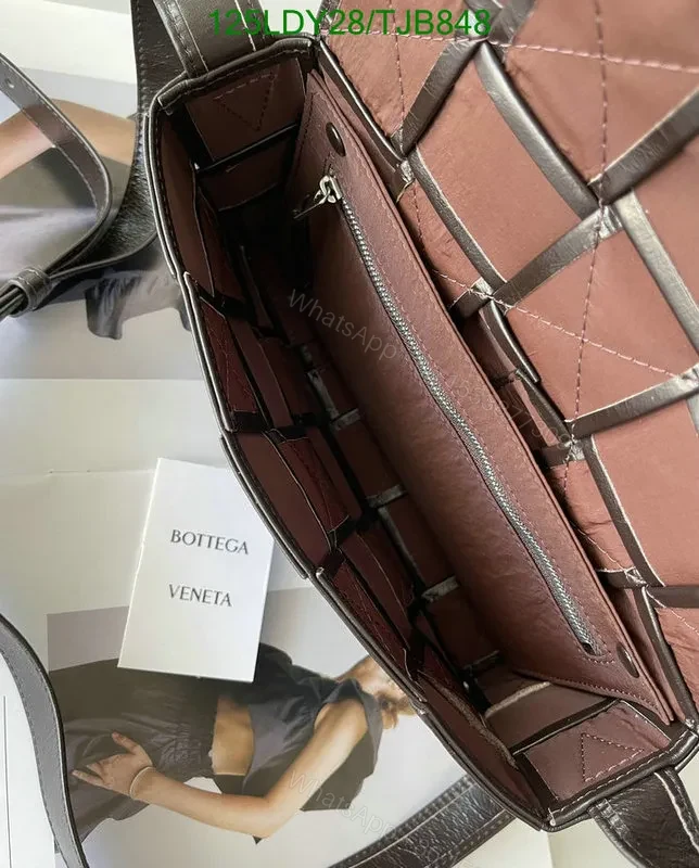 View 48 of Bottega Veneta Premium Nappa Leather Intrecciato Weave Bag with Magnetic Fastening BV9101