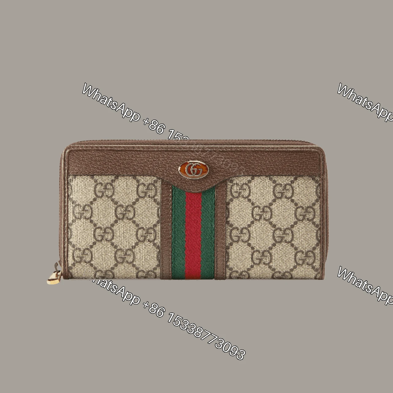 GUCCI OPHIDIA GG ZIP AROUND WALLET — view 1