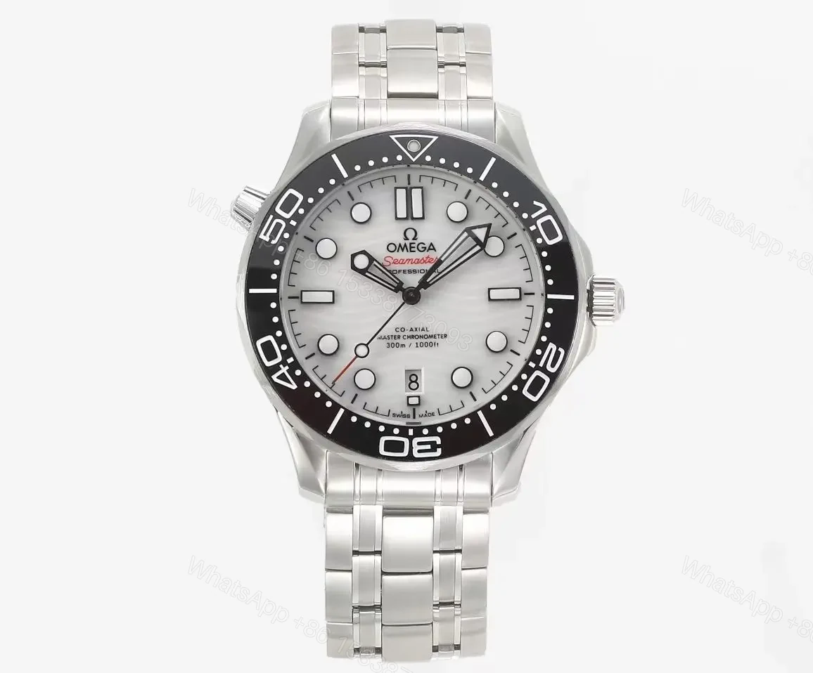 Omega Seamaster Planet Ocean 600m Co-Axial Master Chronometer 42mm Stainless Steel Watch with Black Ceramic Bezel and White Dial — view 1