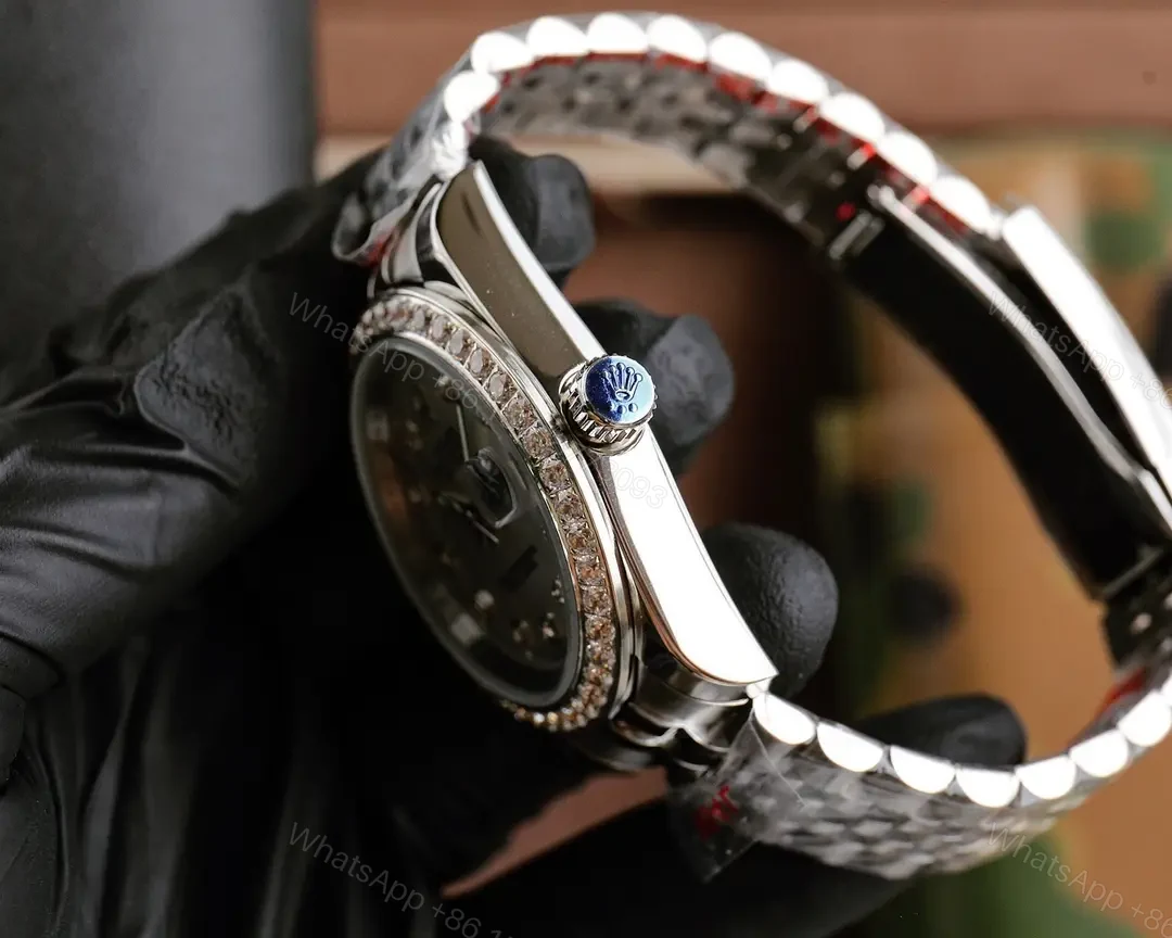 View 5 of Best Rolex Datejust 36 Diamond replica 36MM Jubilee Bracelet Edition RG-DATEJUST36-DIAMOND-JUBILEE-SILVER