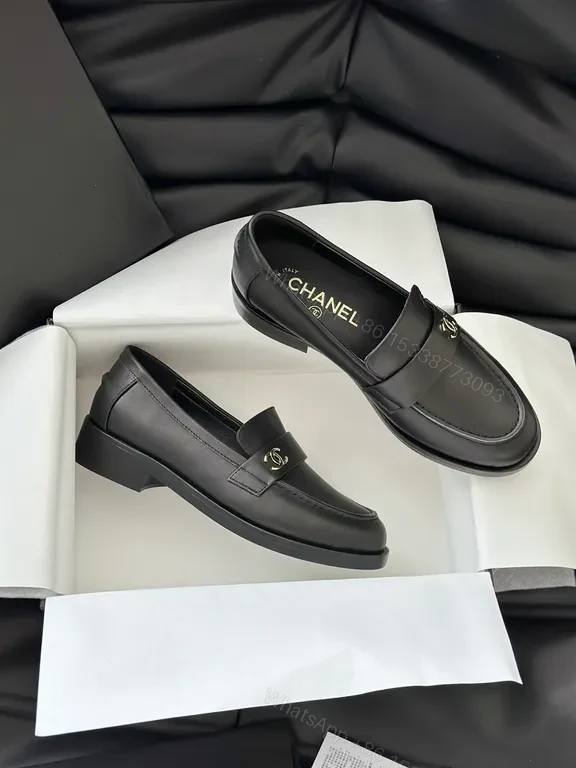 View 5 of Classic Quilted Moccasin Loafers with Gold Emblems â€” All-Day Comfort