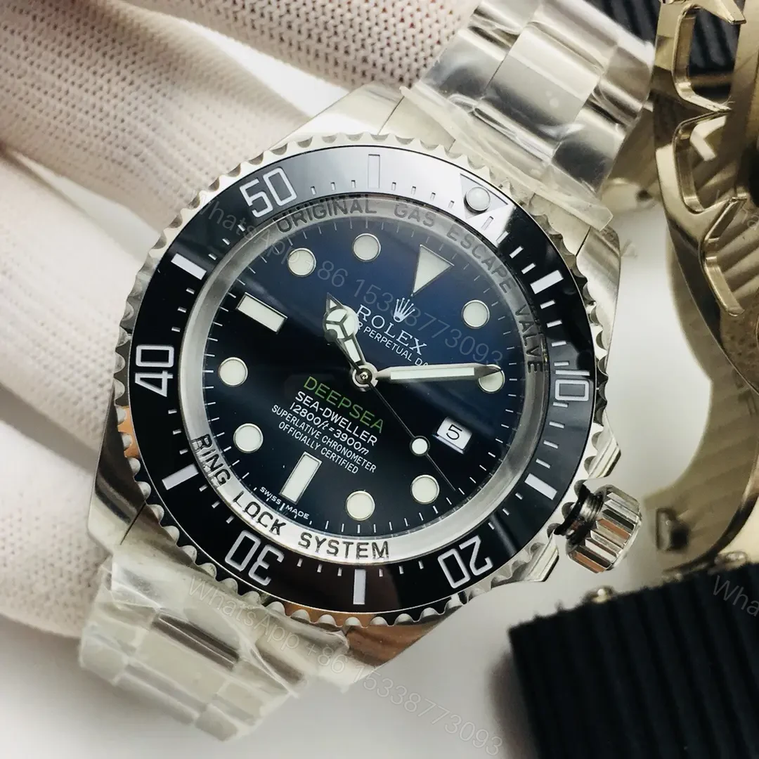 View 3 of Fake Rolex Sea-Dweller Deepsea James Cameron Best Oyster Bracelet 44MM 126610LN-0001