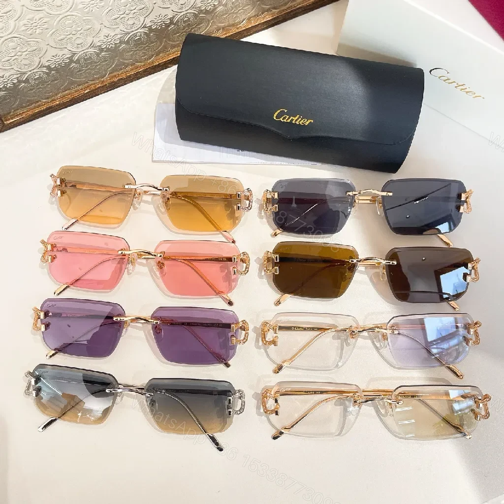 View 7 of Rose-Gold Titanium Sunglasses Case & Frames: Subtle Luxury
