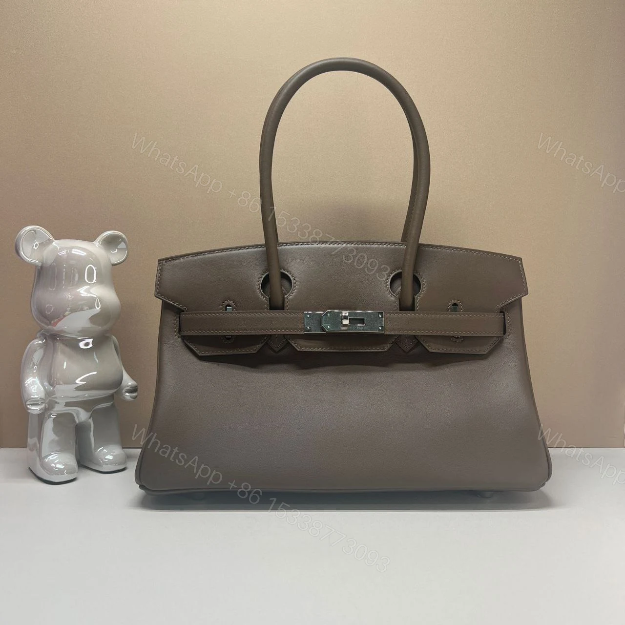 View 4 of Hermes Shoulder Birkin Clemence