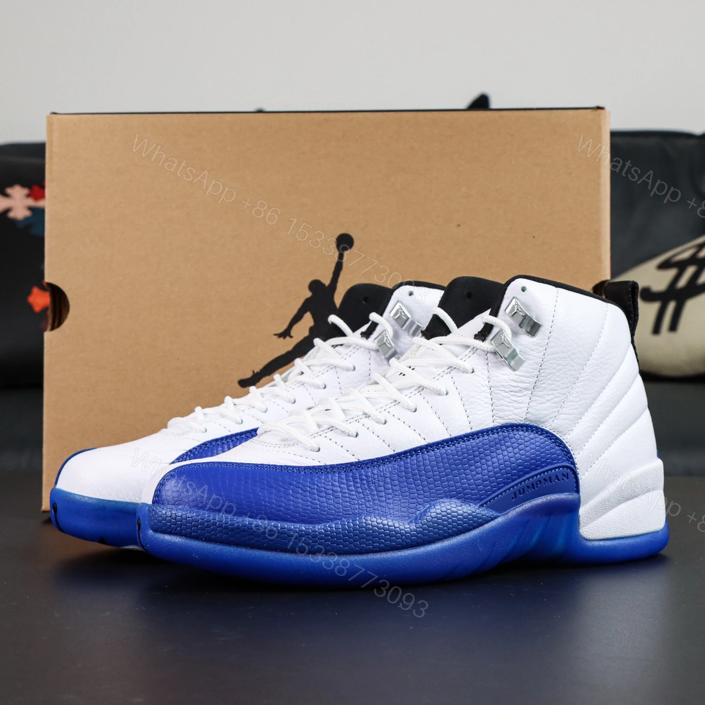 Air Jordan 12 “Blueberry” Reps — view 1