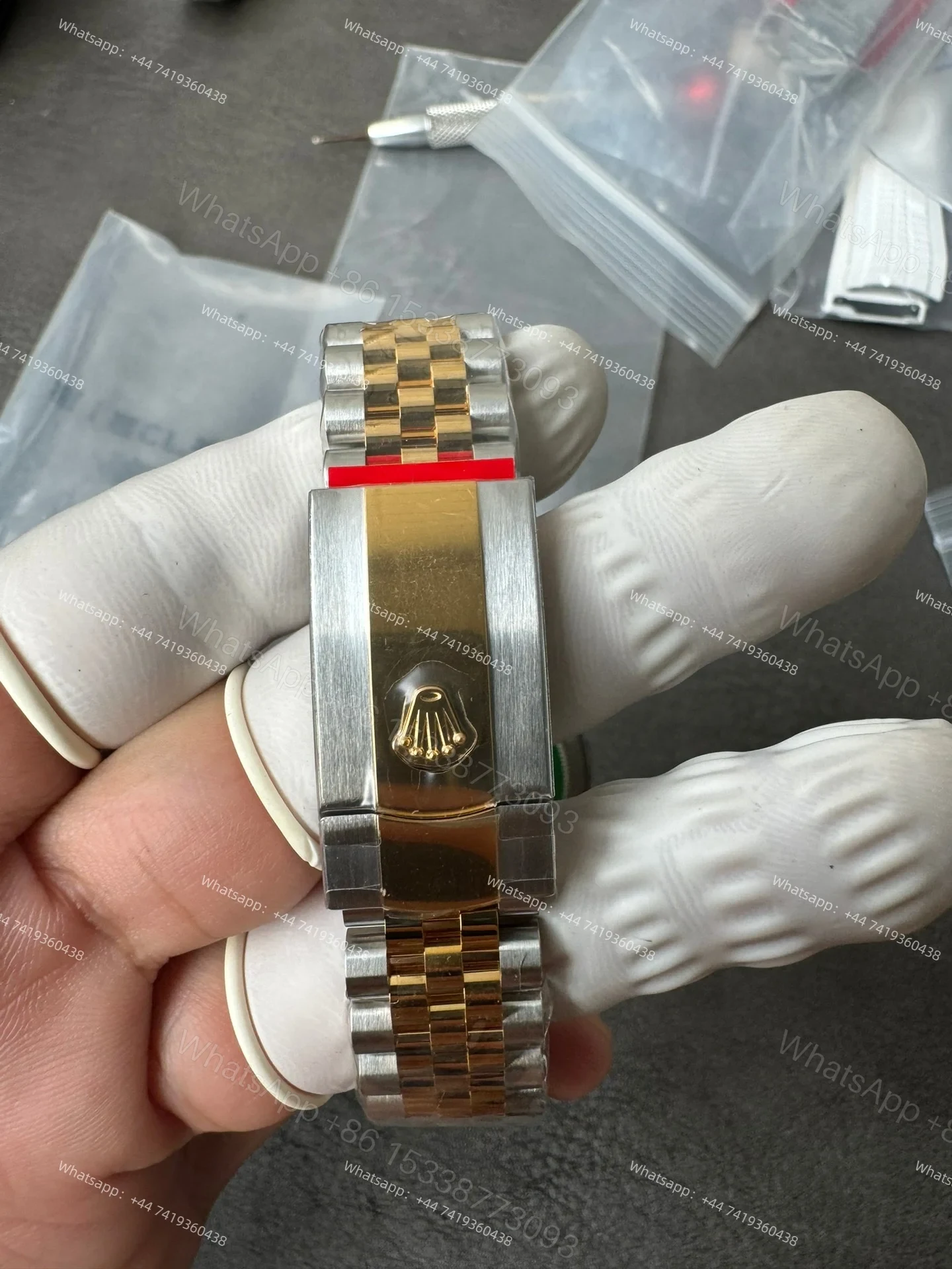View 10 of Rolex Datejust M126233-0015 Gold Dial 1:1 Replica Jubilee 36MM 3235 Movement Super Clone Watch