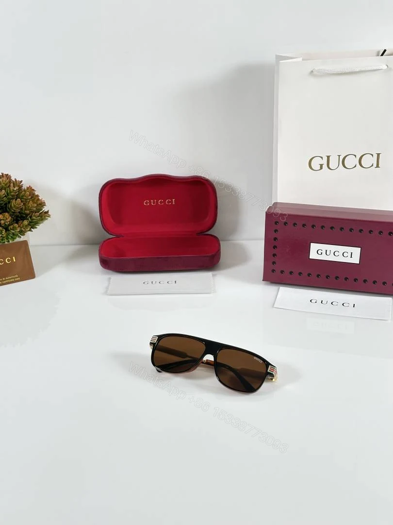 View 4 of First Copy Gucci GG2837 Sunglasses Brown