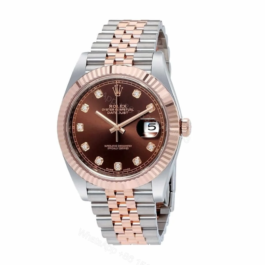 View 2 of Rolex Datejust II 126331-0004 Chocolate Diamond Dial Super Clone