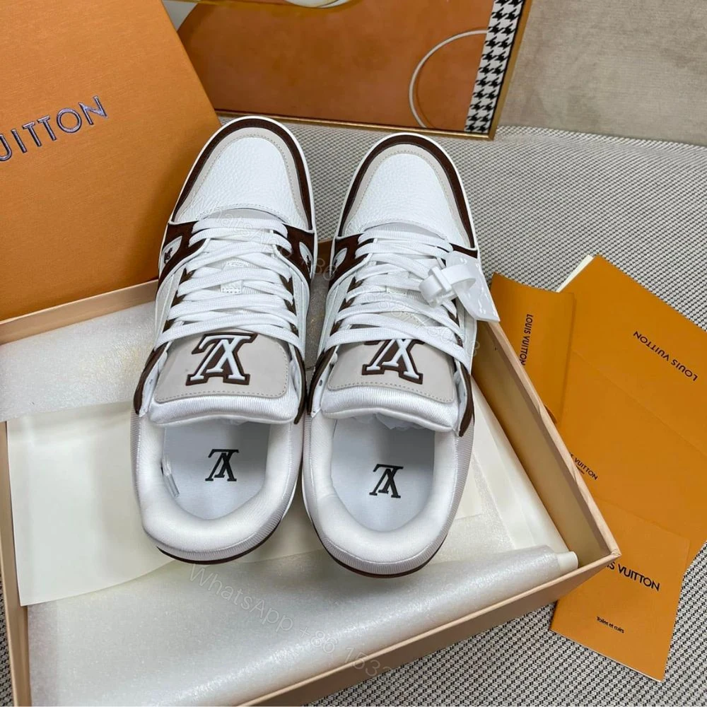 View 6 of Louis Vuitton LV Trainer Sneaker Brown 1ABLVB