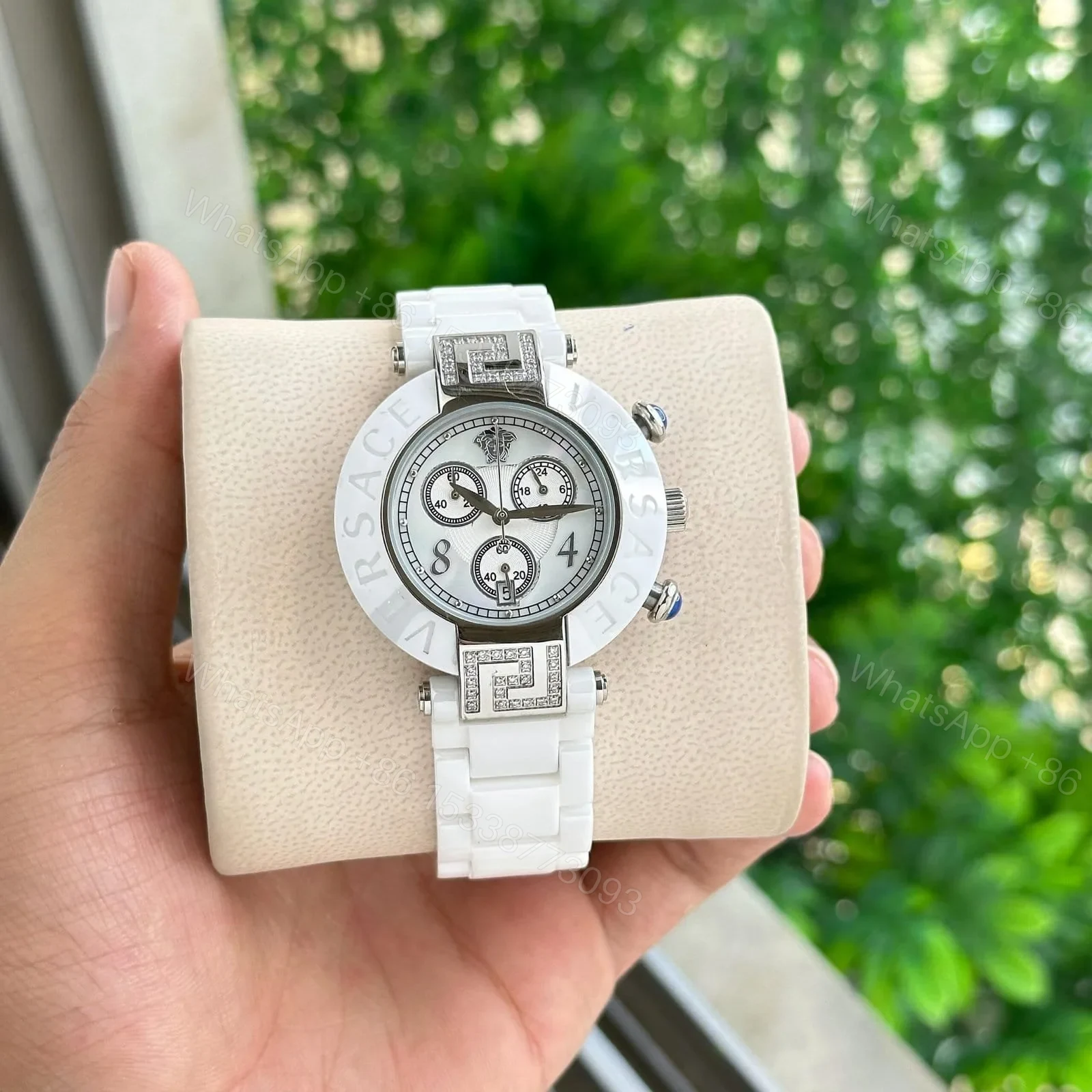 View 3 of Versace White Ceramic