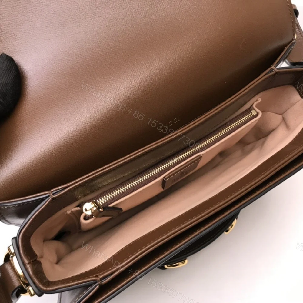 View 6 of Gucci Horsebit 1955 Shoulder Bag Beige And Brown 25Cm 602204 92TCG 8563