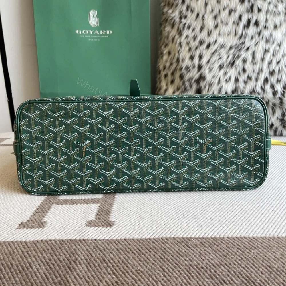 View 5 of 高仿Goyard*Capetien系列CAPETIX郵差包綠色中號免檢版