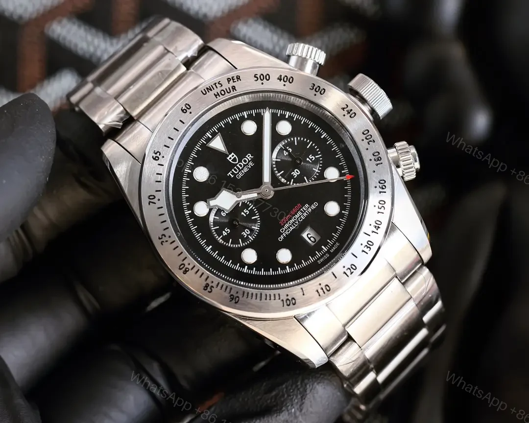 View 3 of Tudor Heritage Black Bay Black Chronograph Bracelet 79350-0001