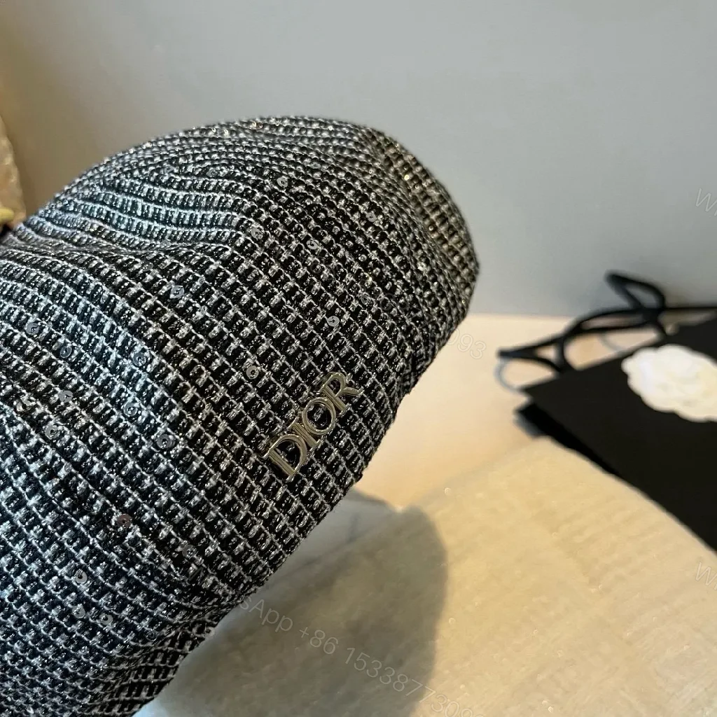 View 3 of Textured Knit Cap: Structured, Designer-Inspired Luxury Cap