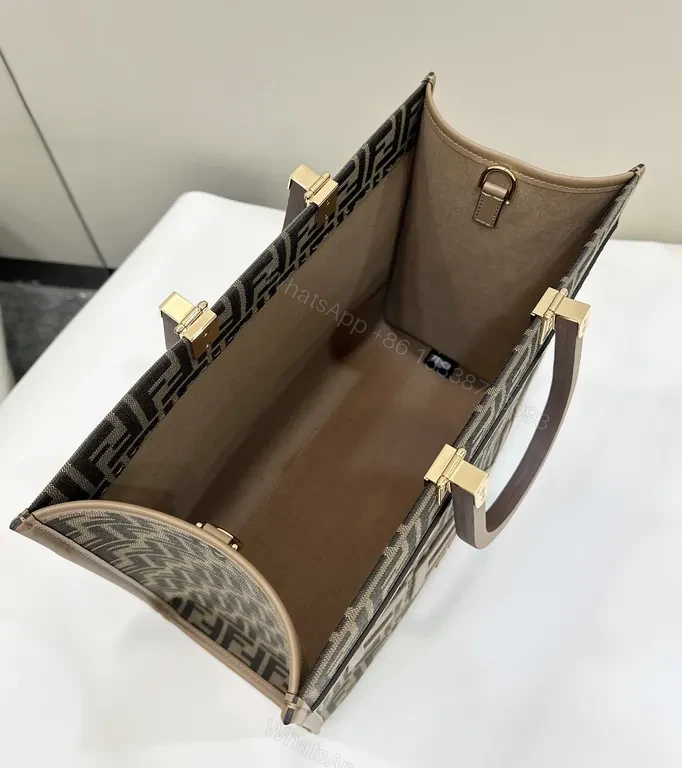 View 3 of Fendi-Inspired Structured Tote: Iconic, Practical Luxury