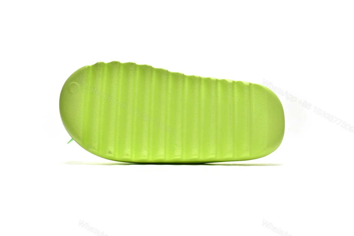 View 4 of adidas Yeezy Slide Glow Green HQ6447