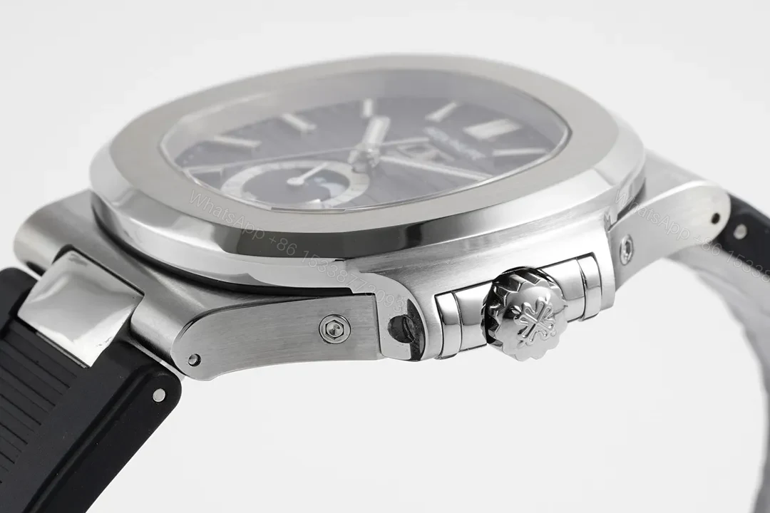 View 7 of Patek Philippe Nautilus Blue Rubber Strap Watch