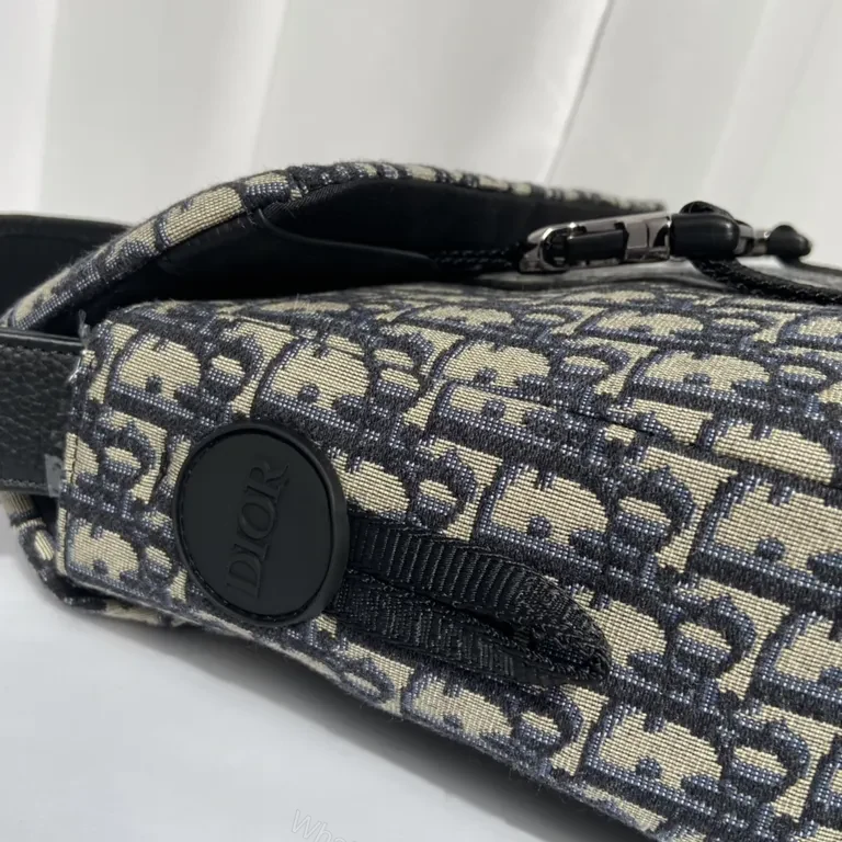 View 3 of Dior Oblique Monogram Messenger Bag: Sophisticated Crossbody