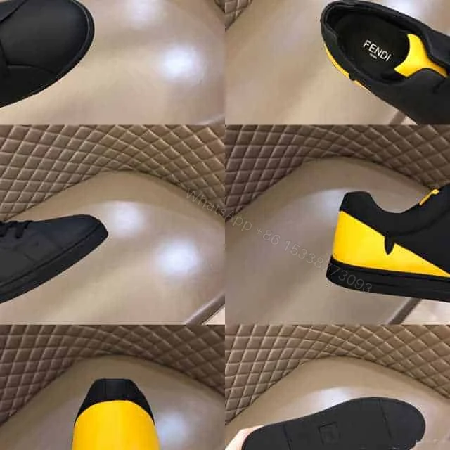 View 3 of FENDI CORNER BUGS LOW-TOP SNEAKERS – FD08