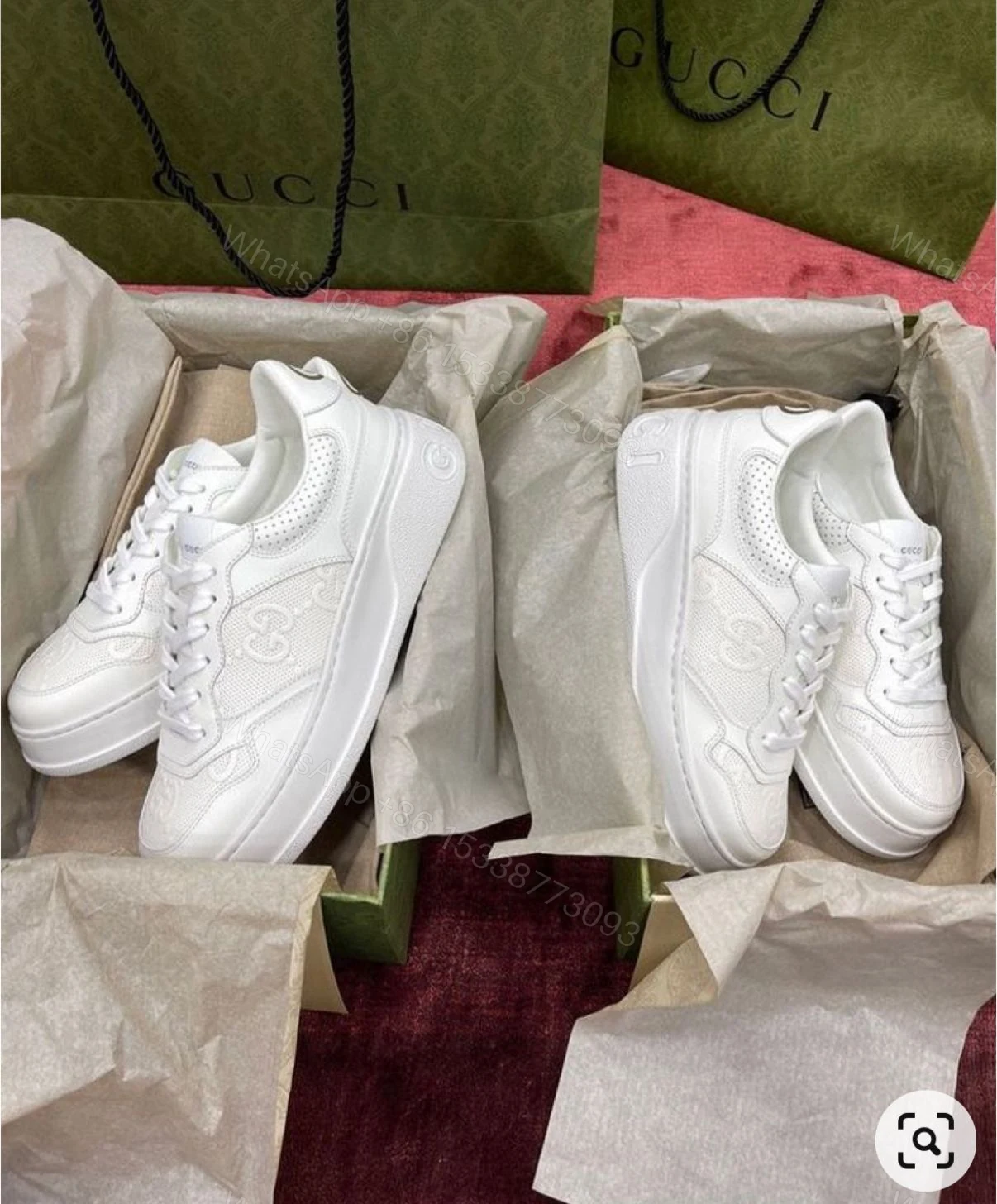 View 2 of FIRST COPY GUCCI GG SNEAKERS FOR WOMAN