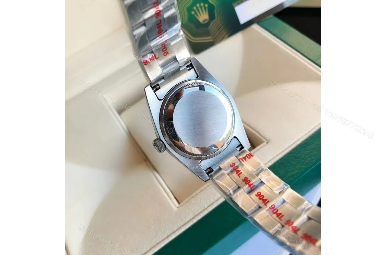 View 8 of Replica Rolex Oyster Perpetual SS/SS Tiffany Blue/Stk 31/41 mm