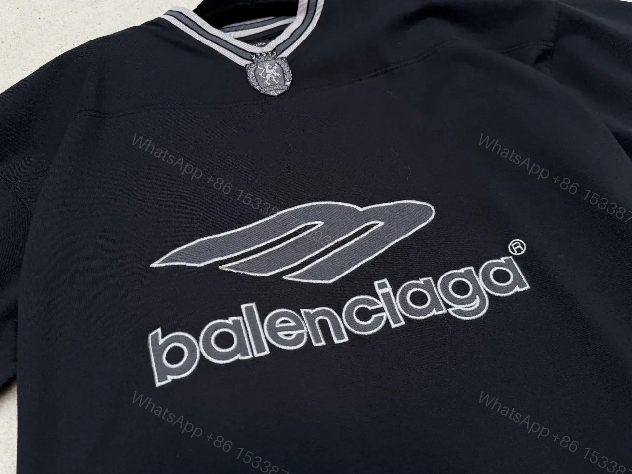 View 9 of Bold Logo Knit: Oversized Streetwear with Hardware Details