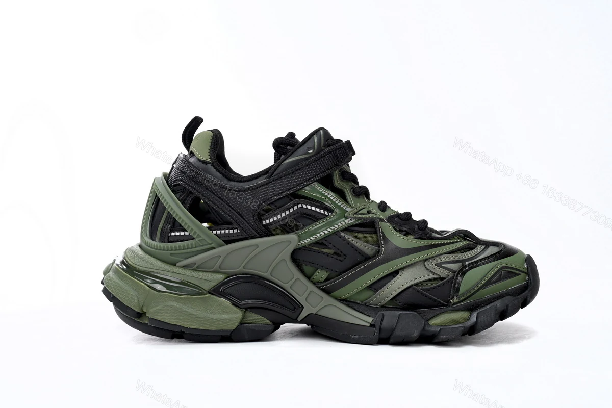 Balenciaga Track 2 Sneaker Military Black 568614 W3AE1 2311 — view 2
