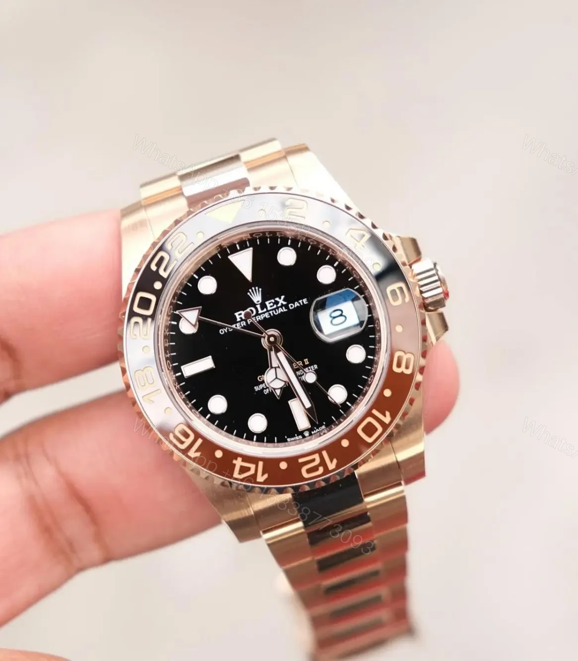 View 2 of Rolex GMT Master 2 rose edition