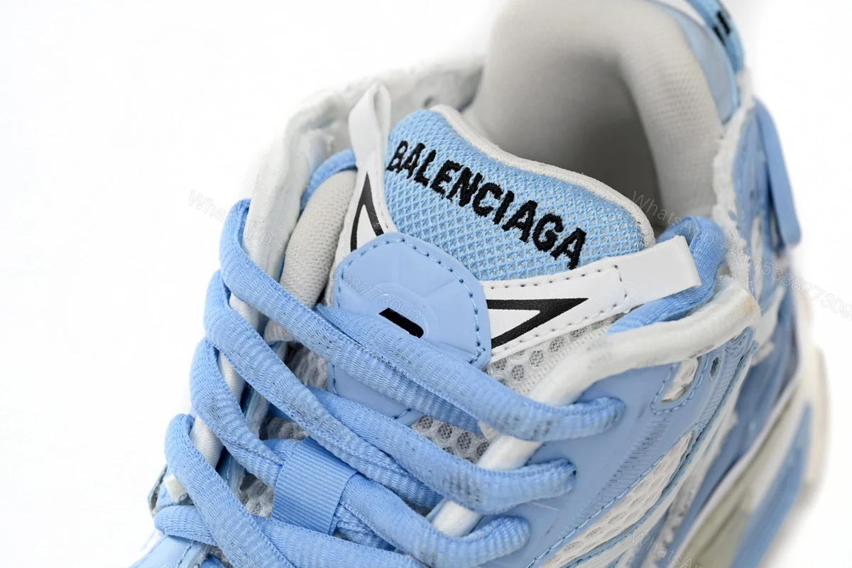 View 8 of Balenciaga Runner White Light Blue 677402 W3RB2 9744