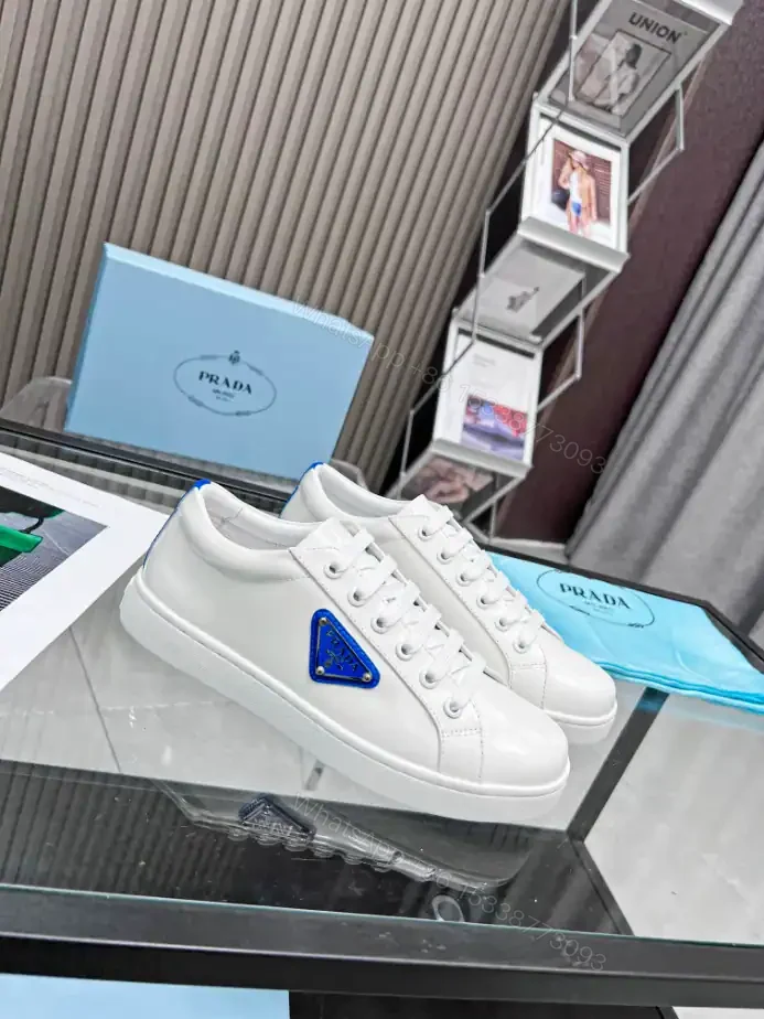 View 6 of PRADA BRUSHED LEATHER SNEAKERS – PRD044