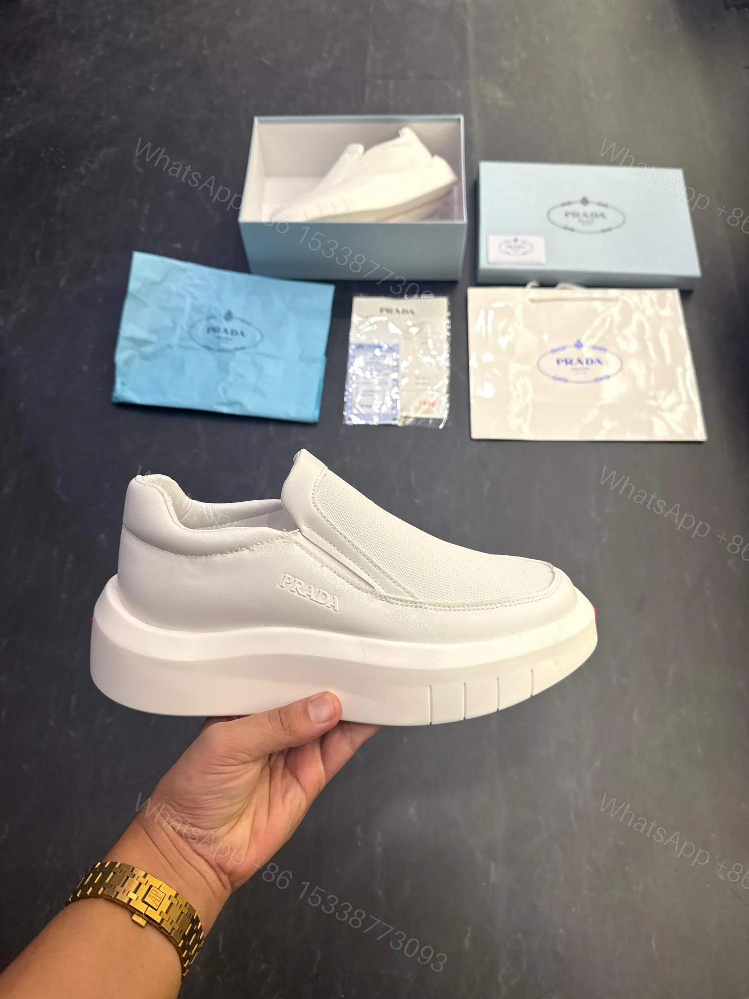 View 4 of FIRST COPY PRADA MILAN SNEAKER