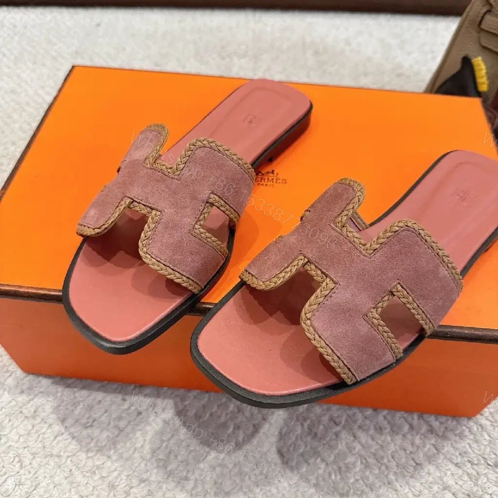 View 10 of Textured Suede-Stride Slide Sandals: Comfort Luxury Footbed