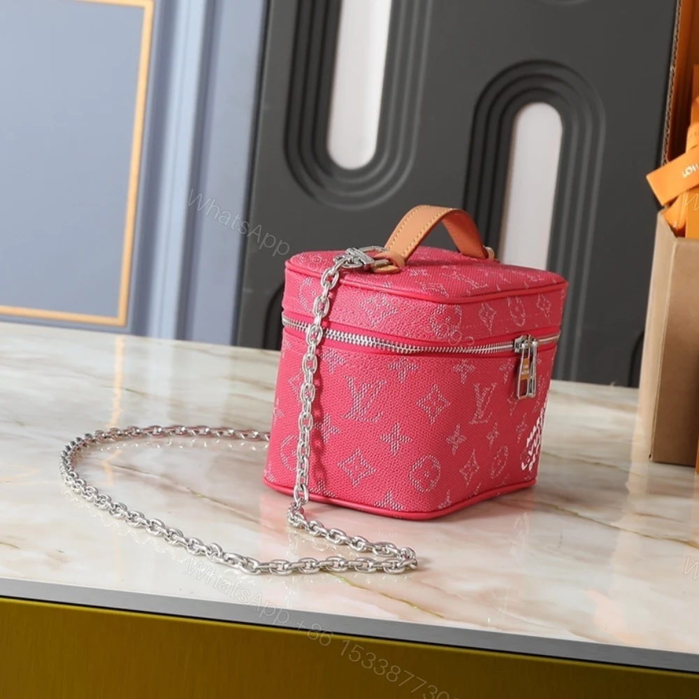 View 3 of Louis Vuitton Nice Mini Pondichery Pink Toiletry Bag 20cm M26889