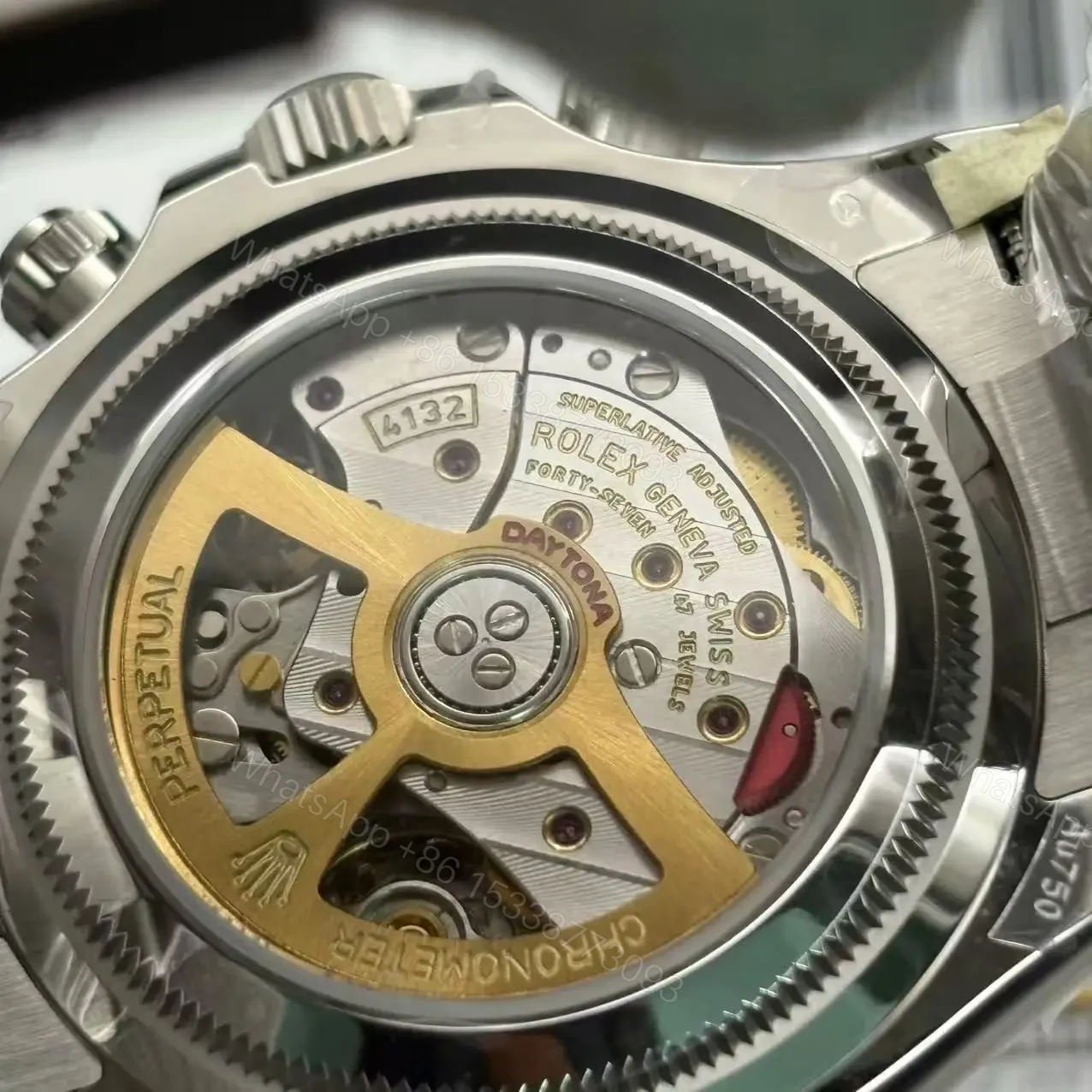 View 9 of Replica Rolex New White Gold Daytona 100 Years of Le Mans