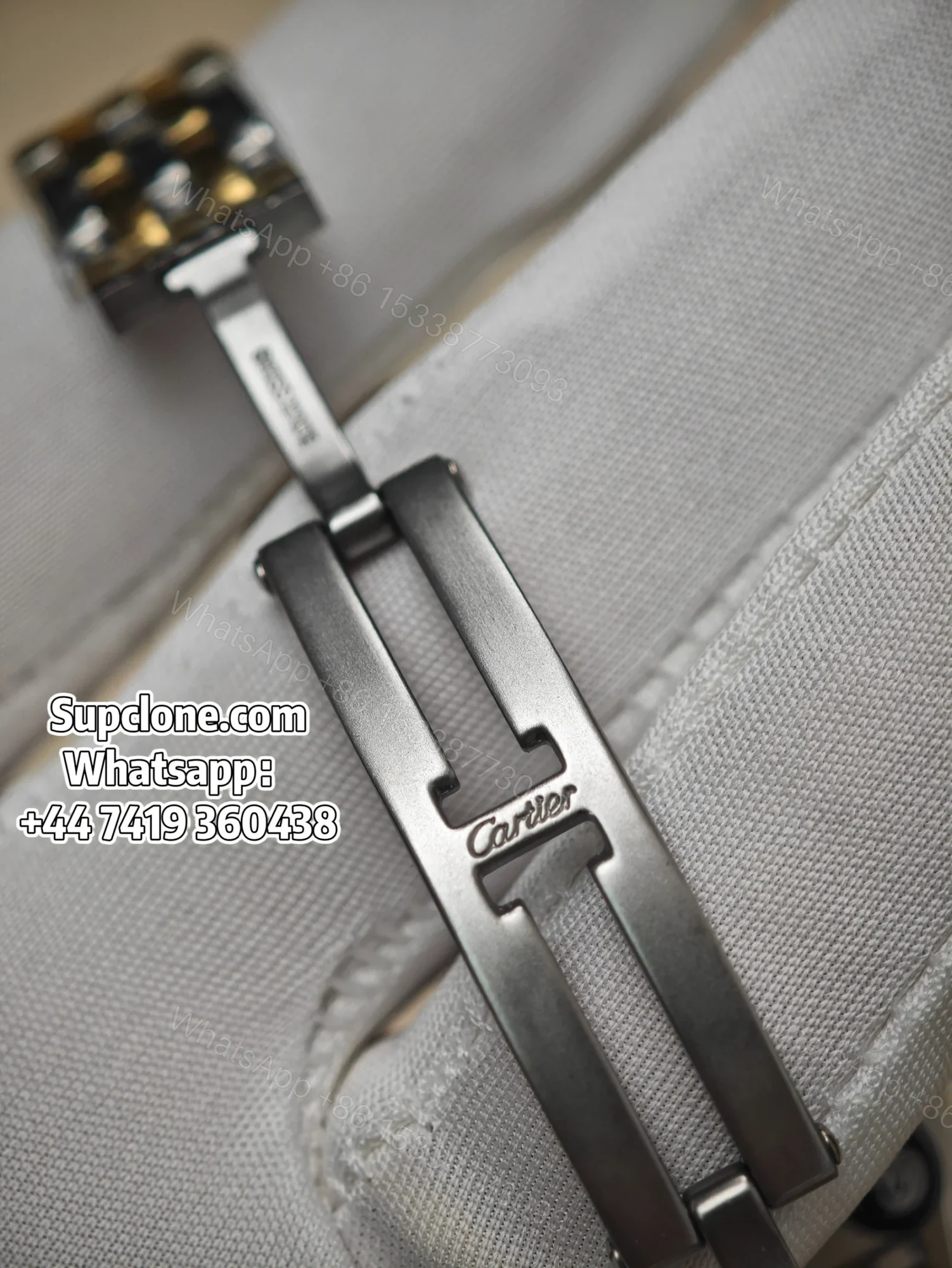 View 5 of Cartier Super Clone Watches 1:1 Panthere W3PN0007 Two Tone Diamond