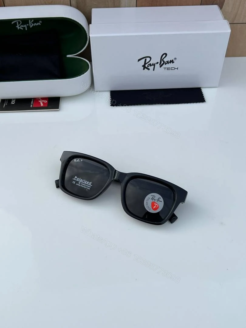 View 2 of First Copy RayBan 7701 Black Sunglasses