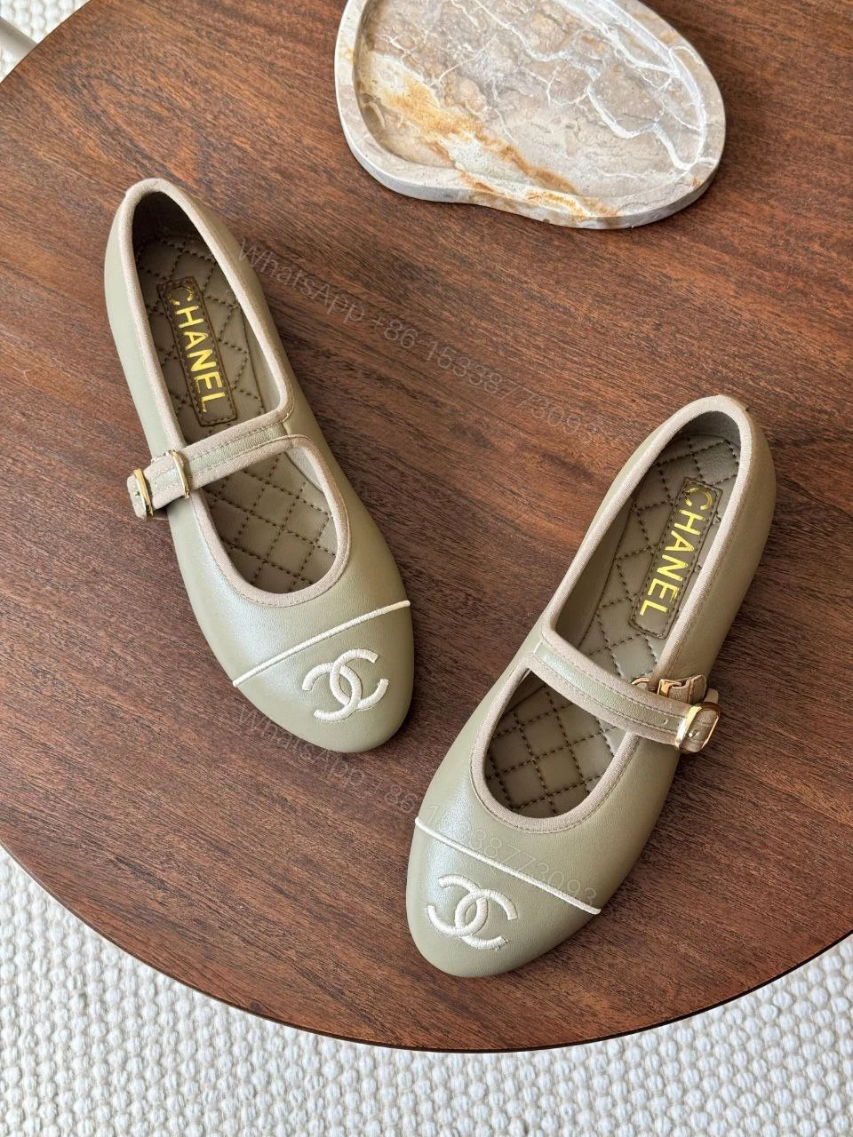 View 9 of Chanel Mary Jane Shoes In Lambskin