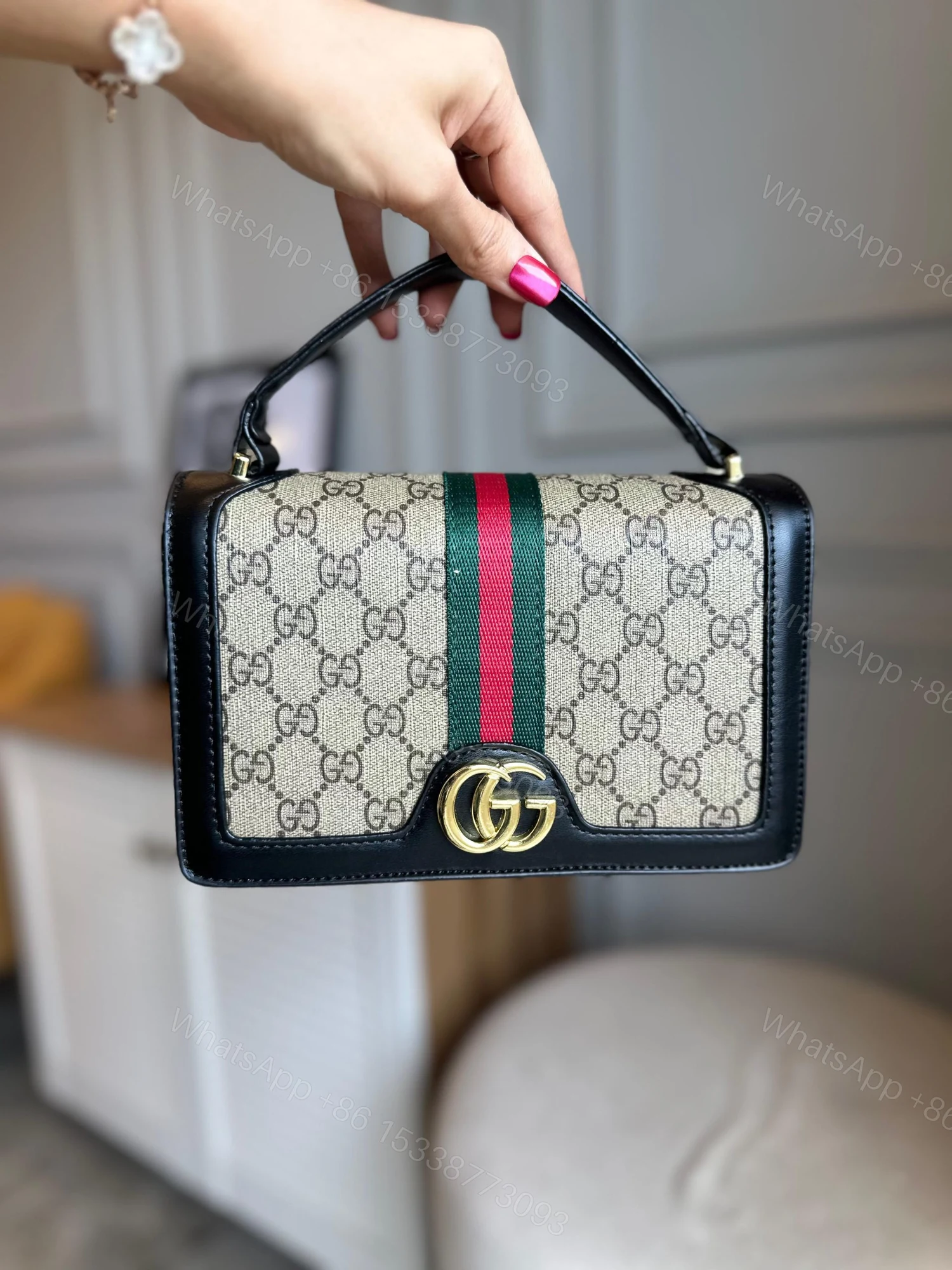 View 5 of FIRST COPY GUCCI SIDE SQUARE BAG
