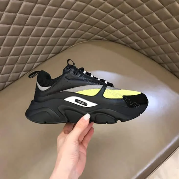 B22 SNEAKER TECHNICAL MESH WITH AND CALFSKIN – CD100 — view 1